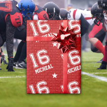 16e anniversaire Personnalisé Nom Typographie Vars