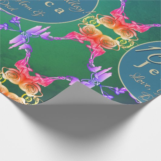 Papier Cadeau 16th Birthday (Coin)