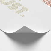 Papier Cadeau 17e anniversaire stupéfiant depuis août 2004 17 an (Coin)