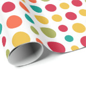 Papier Cadeau 180115 v2 - Couleurs 02 - sur Blanc (Coin rond)