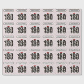 Papier Cadeau "180 en 3D : la dimension Ultimate Darts" (Plat)