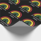 Papier Cadeau 1865 Histoire noire afro-américaine (Coin)