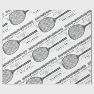 Papier Cadeau 1892 Tennis Racquet Pelouse Tennis Sports Sport
