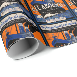 Papier Cadeau 1921 Toutes les partitions de bord imprimer