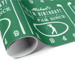 Papier Cadeau 1949 70e Birthday<br><div class="desc">Cette drôle de serviette de 70ème anniversaire pour les hommes qui aiment le golf dit "à parité depuis 1949" ! Le cadeau parfait au-dessus de la colline de bâton d'anniversaire pour les papas,  frères,  oncles,  patrons ou toute personne qui aime le golf!</div>