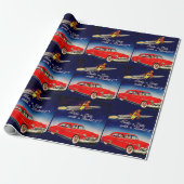 Papier Cadeau 1950 Faire une date avec Rocket 8 (Déroulé)