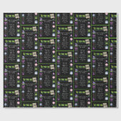 Papier Cadeau 1960 Anniversaire Trivia (Plat)