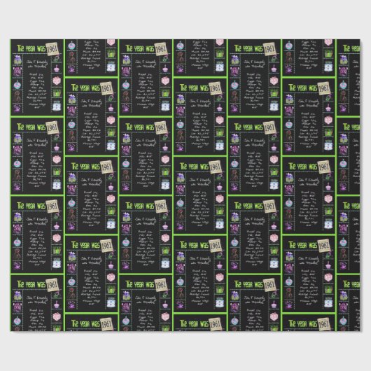 Papier Cadeau 1961 Anniversaire Trivia (Plat)