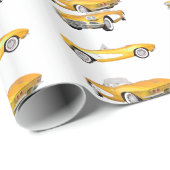 Papier Cadeau 1961 Corvette C1 : (Coin rond)