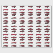 Papier Cadeau 1967 Corvette C2 : (Plat)