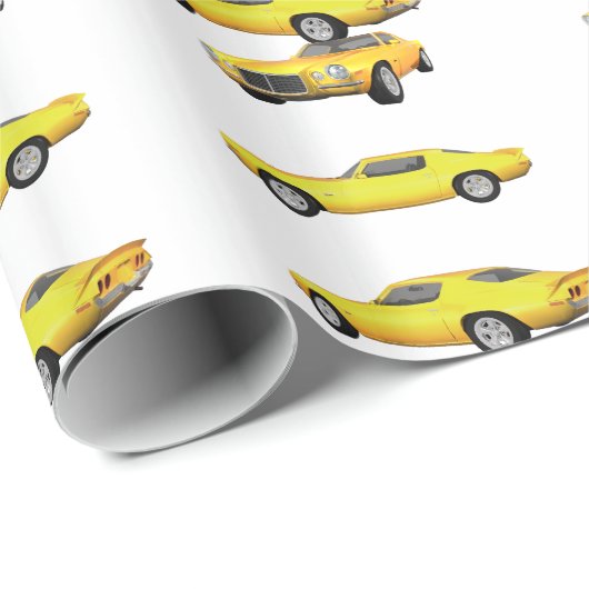 Papier Cadeau 1972 Camaro : (Coin rond)
