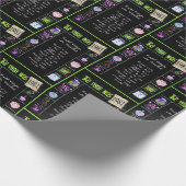 Papier Cadeau 1981 Année d'anniversaire Trivia (Coin)