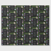 Papier Cadeau 1992 Année d'anniversaire Trivia (Plat)