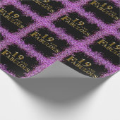 Papier Cadeau 19e anniversaire  (Coin)