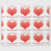 Papier Cadeau 1er. Anniversaire (Plat)