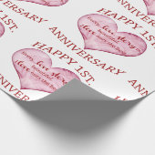 Papier Cadeau 1er. Anniversaire (Coin)