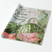 Papier Cadeau 1er anniversaire de la pastèque (Déroulé)