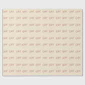 Papier Cadeau 1er anniversaire d'un derful, anniversaire de Boho (Plat)