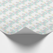 Papier Cadeau 1er Anniversaire Papier à enveloppement (Coin)