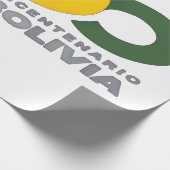 Papier Cadeau 200 años bicentenario de Bolivia (Coin)