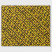 Papier Cadeau 2018 Année du papier d'enveloppement de chien 2 (Plat)