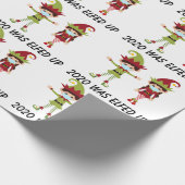 Papier Cadeau 2020 a été Elfed up masque visage Elf Covid (Coin)
