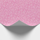 Papier Cadeau 20e anniversaire Pink/White Random Numéro Motif 20 (Coin)