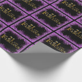 Papier Cadeau 21 e anniversaire (Coin)