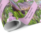 Papier Cadeau 21e anniversaire du Mariage (Coin rond)