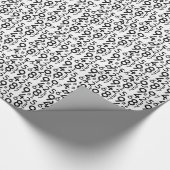 PAPIER CADEAU 225 CHIFFRES DE RANDOM FRACTIONS MATHARITHMÉTIQUE (Coin)
