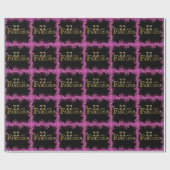 Papier Cadeau 22e anniversaire (Plat)