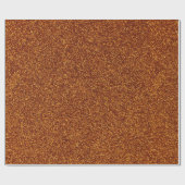 Papier Cadeau 24 Parties scintillant en cuivre (Plat)