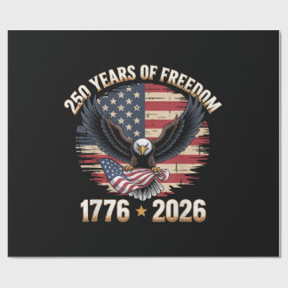 Papier Cadeau 250 Years American 250th Anniversary US USA Flag 4