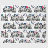 Papier Cadeau 250 years of Freedom USA Independence (Plat)