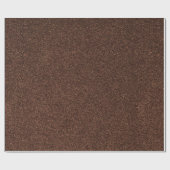 Papier Cadeau 25 Chocolat Mocha Parties scintillant Brown Imprim (Plat)