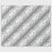 Papier Cadeau 25e anniversaire de mariage (Plat)