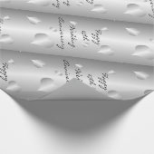 Papier Cadeau 25e anniversaire du Mariage (Coin)