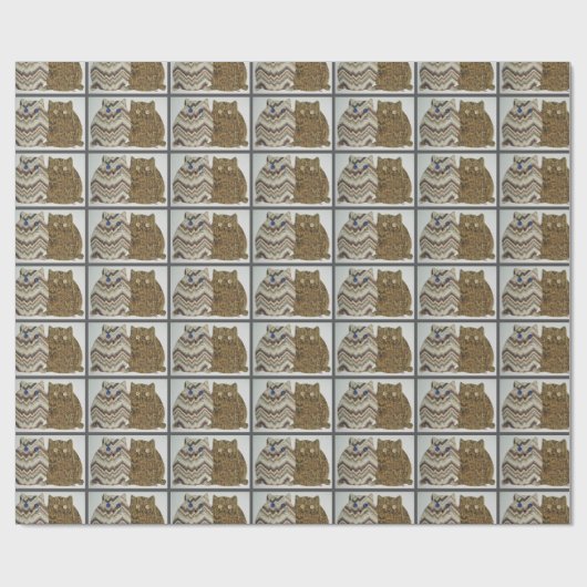 Papier Cadeau 2 Fat Chats #1 (Plat)