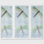 Papier Cadeau 2 libellules #1 (Plat)