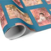 Papier Cadeau 2 Modèle photo pour enfant personnalisé (Coin rond)