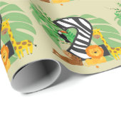 Papier Cadeau 2 years old! Happy Birthday baby! (Coin rond)