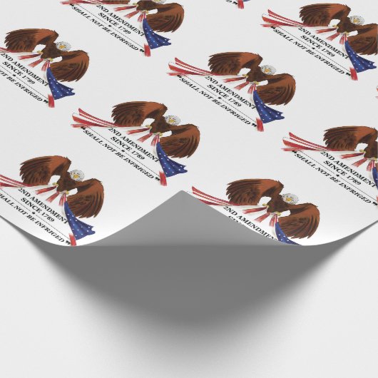 Papier Cadeau 2e amendement Oreiller (Coin)