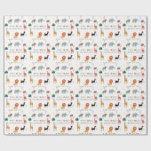 Papier Cadeau 2e anniversaire sauvage et capricieux (Plat)