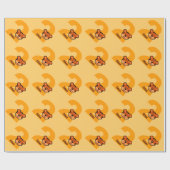 Papier Cadeau 2ème Nom fait sur commande an de bébé de TIGRE (Plat)