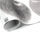 PAPIER CADEAU 3個のりんご　横 (Coin rond)