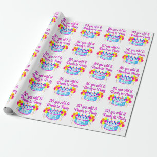 PAPIER CADEAU 30 ANS ET PRÊT À LA FÊTE