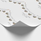 Papier Cadeau 30e anniversaire du mariage de perles (Coin)