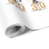 Papier Cadeau 30e jour (Coin rond)