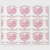 Papier Cadeau 30ème. Anniversaire (Plat)