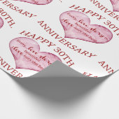 Papier Cadeau 30ème. Anniversaire (Coin)